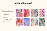 Liquid Ink Holographic Patterns, a Pattern Graphic by Ninterints (Thumbnail 2 of 10)