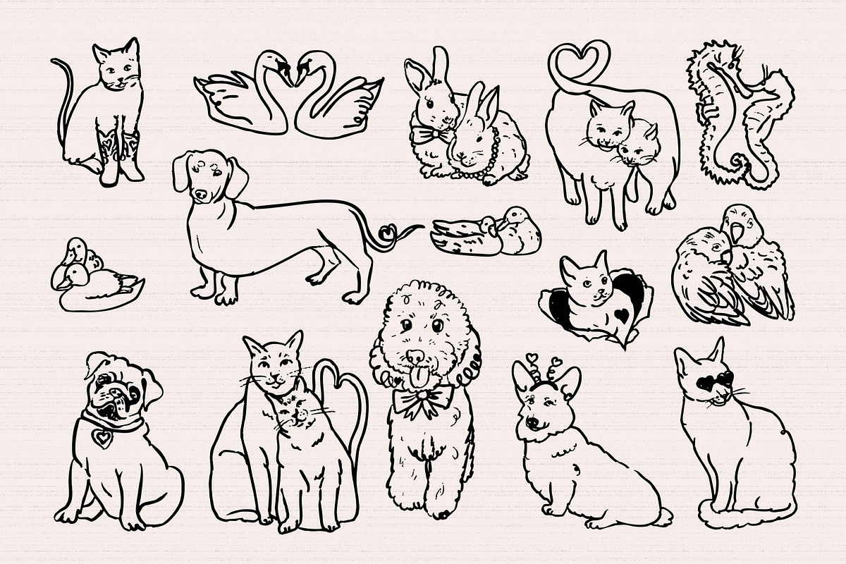 Whimsy Party hand-drawn vector, an Object Graphic by SunnyAfternoons (Photo 10 of 26)