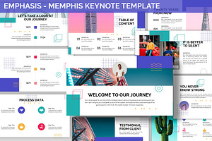 Emphasis - Memphis Keynote Template