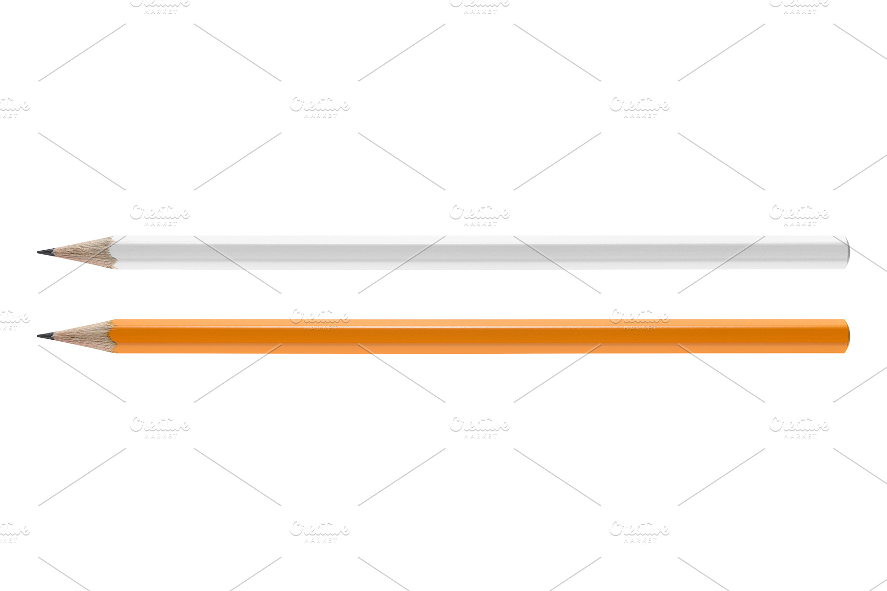 Hi-res photos of isolated pencils, an Abstract Photo by Anatoliy Sadovskiy