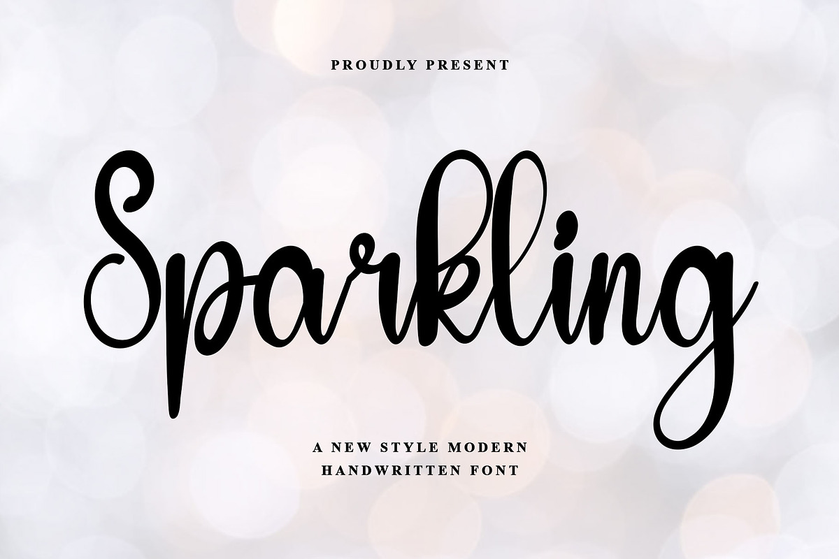 Sparkling, a Handwritten Font by InermediaSTUDIO (Photo 1 of 7)
