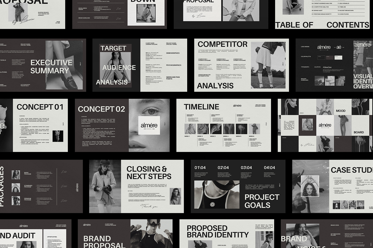 Canva Brand Proposal Presentation, a Presentation Template by Amaré Creative (Photo 7 of 8)