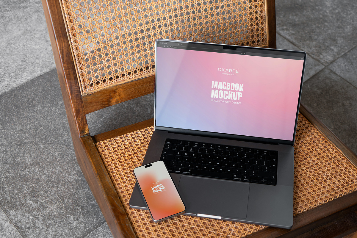 MacBook Mockups Vacation Mood, a Mac Mockup by Dikarte.Store (Photo 6 of 11)