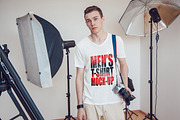 Men's T-Shirt Mock-Up, a Shirt Mockup by Freeman Studio (Thumbnail 11 of 20)