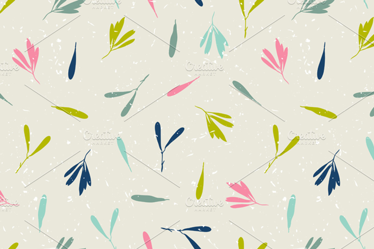 Natural spring seamless patterns, a Pattern Graphic by Alenkakarabanova