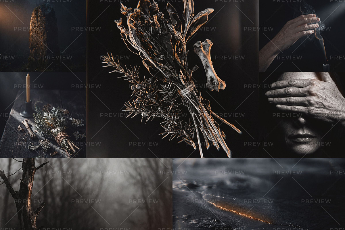 Witchy Rune Reader Stock Bundle, a Person Photo by Iconogenic (Photo 6 of 11)