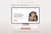 Wix Template Social Media Manager, a Wix Template by vectorocean (Thumbnail 2 of 11)