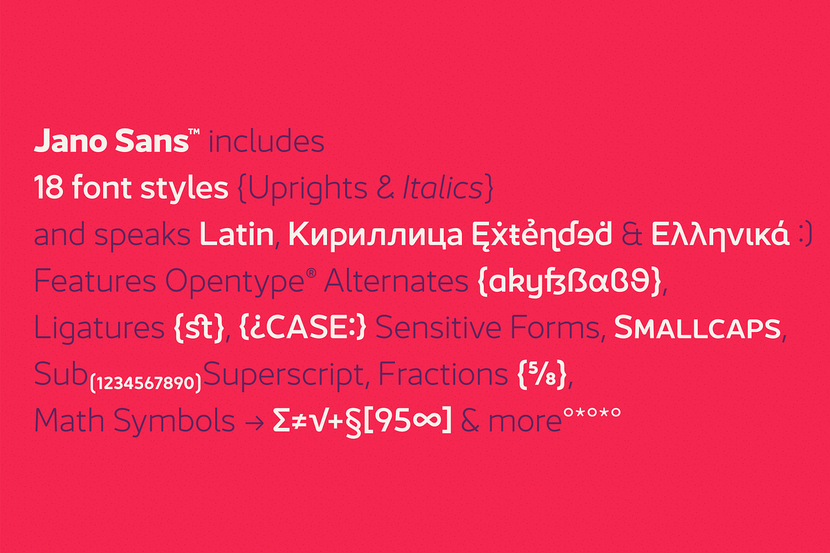 Jano Sans, a Sans Serif Font by Craceltype (Photo 3 of 9)