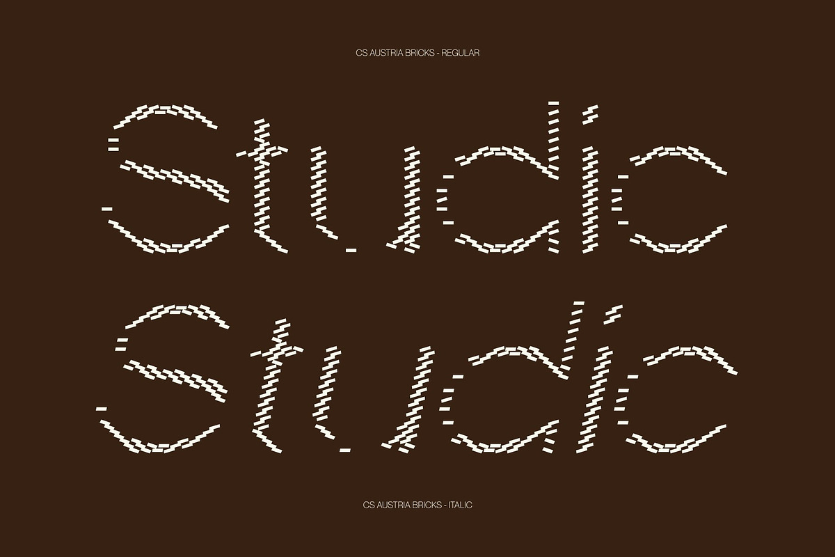 CS Austria Bricks, a Sans Serif Font by Craft Supply Co. (Photo 3 of 8)