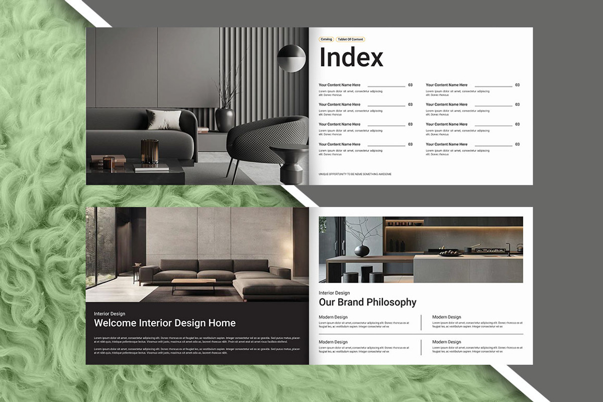 Interior Design Catalog Landscape, a Brochure Template by yanindesign (Photo 2 of 6)