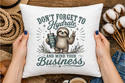 Funny Lazy Animals Clipart Bundle, a Seasonal Illustration by OK Design (Thumbnail 4 of 6)