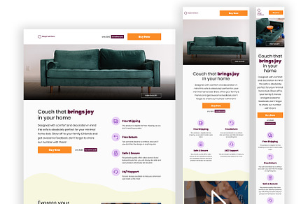 Aleya Furniture Landing Page