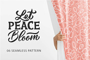Hand-Drawn Magnolia. Linocut set, a Background Graphic by Lettering_Logo (Thumbnail 15 of 17)
