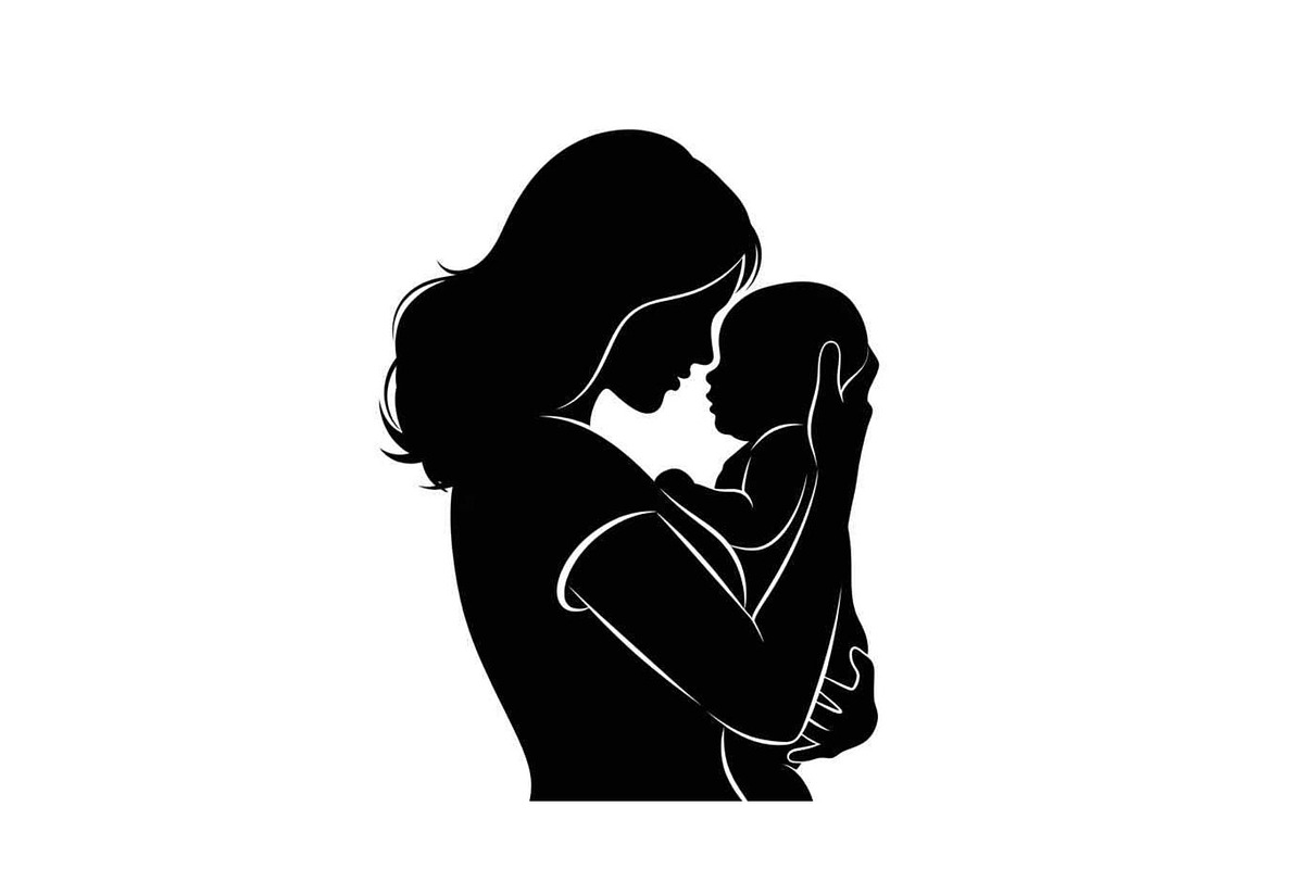50 Mother and Baby Love Silhouette S, an Illustration by Designs_River (Photo 15 of 51)