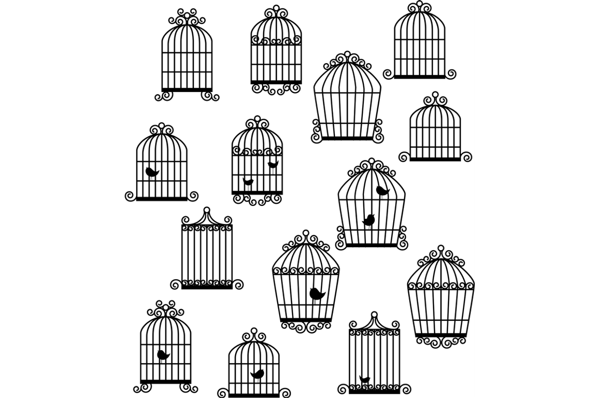 Birdcages Photoshop Brushes preview 5