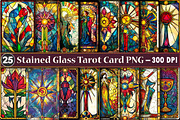 Stained Glass Tarot Cards, an Illustration by SinaCreation (Thumbnail 1 of 5)