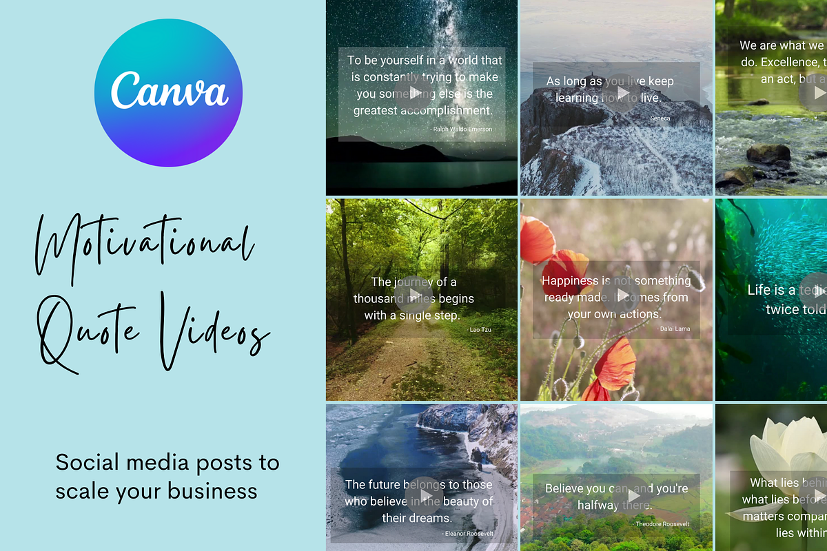25 Motivational Quote Video Template