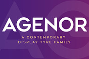 Agenor Font Family, a Sans Serif Font by Graphite_Studios (Thumbnail 1 of 7)