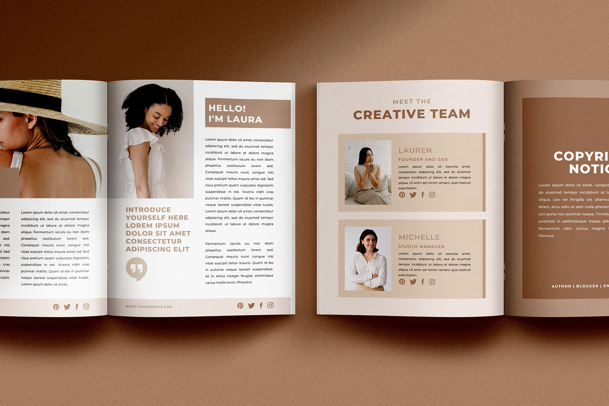 Guide + Ebook Template CANVA, a Magazine Template by Studio Loire (Photo 4 of 16)