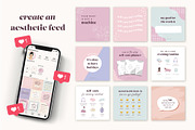 Self-Care Instagram Canva Templates, a Social Media Template by ClementineCreative (Thumbnail 4 of 7)