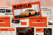 Maryle Powerpoint Template, a Presentation Template by Visuel Colonie® (Thumbnail 1 of 9)