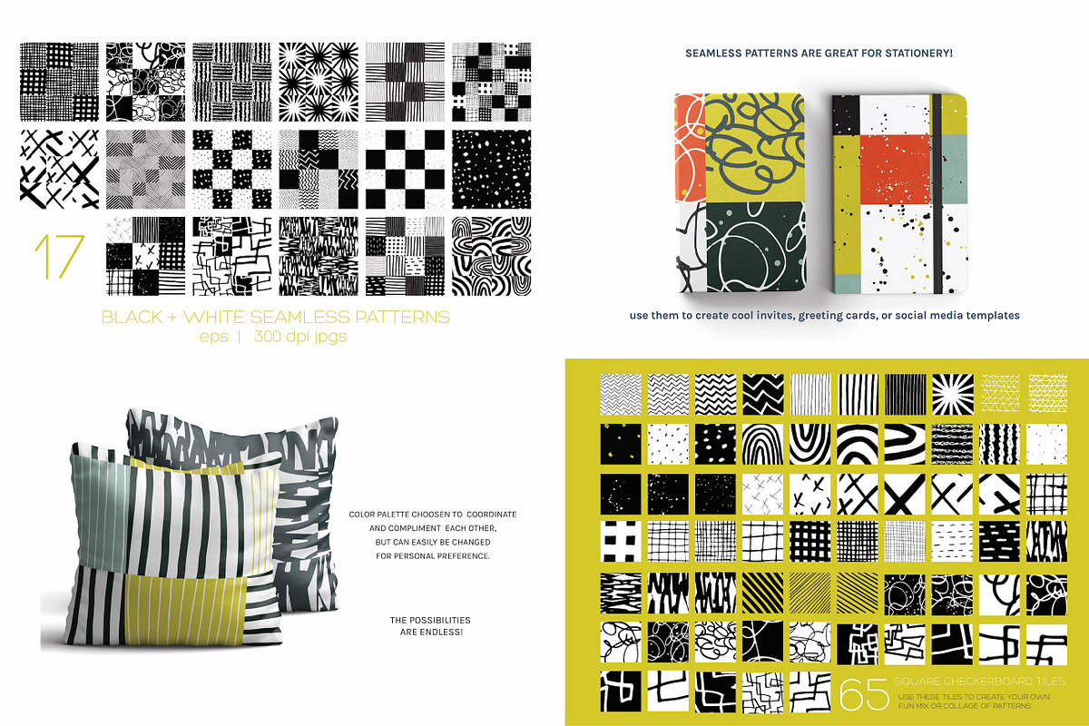 65% OFF-Large Pattern + Font Bundle, a Pattern Graphic by The Collective Studio (Photo 13 of 21)