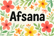 Afsana – Handwritten Playful Font, a Handwritten Font by RAHMAT (Thumbnail 3 of 6)