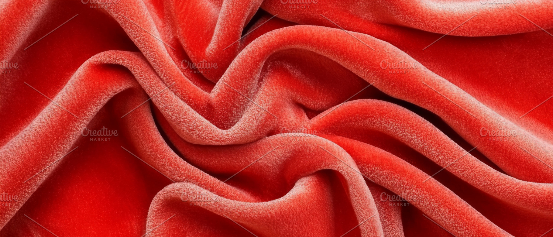 Red velvet fabric texture background, a Photo by Dvoevnore photos
