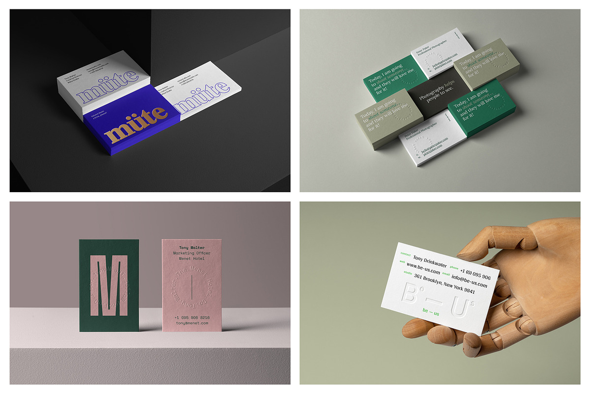 Business Card Mockups, a Packaging Mockup by Mr.Mockup™