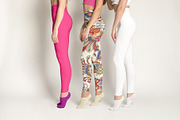 Three Girls Leggings Mock-Up Set, a Product Mockup by PSD Market (Thumbnail 8 of 10)