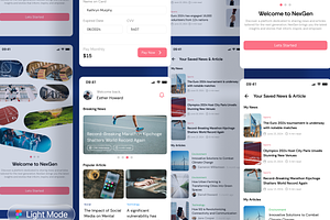 NexGen - News & Articles App UI Kit