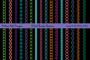 Mod Border Patterns, a Graphic by Melissa Held Designs (Thumbnail 1 of 5)
