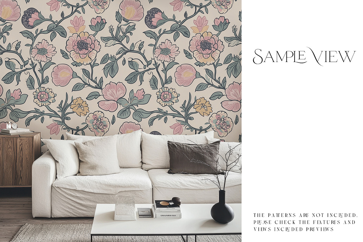 44 Frames and Wallpaper Mockup, a Product Mockup by mock-ups (Photo 7 of 9)