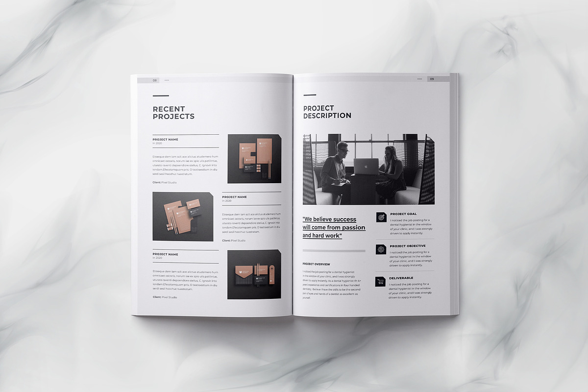 Business Proposal | InDesign | Word, a Brochure Template by Theme Weavers (Photo 3 of 6)