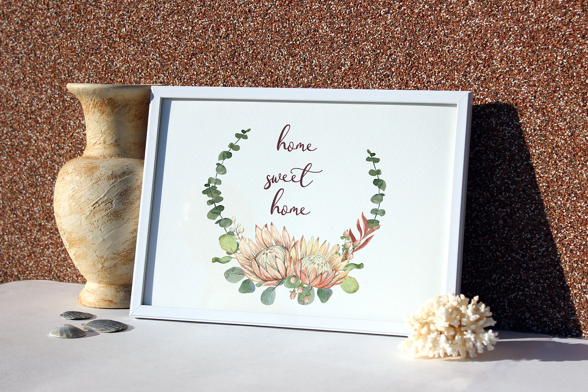 Moody Boho Florals Watercolor, a Decorative Illustration by Catch the Dream Art (Photo 10 of 17)