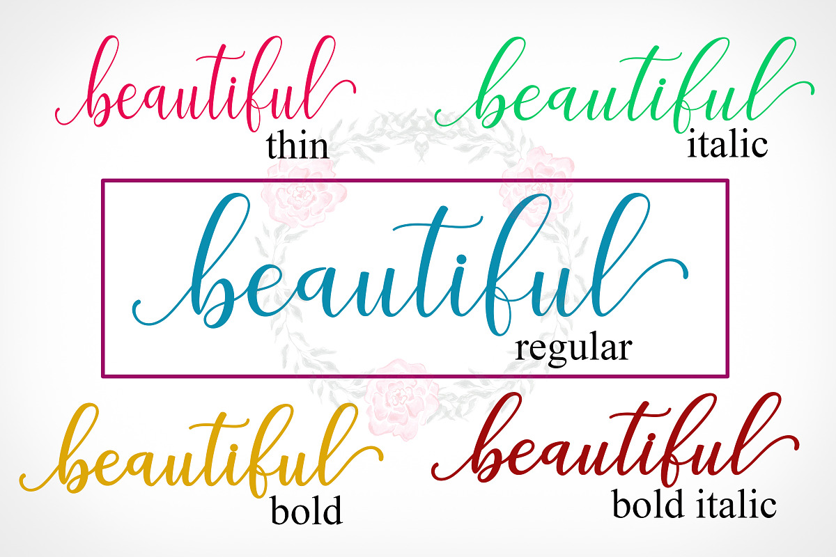 Adaline Script, a Script Font by MrLetters (Photo 12 of 16)
