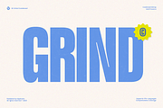GC Grind - Bold Condensed Fonts, a Sans Serif Font by Glyphonic (Thumbnail 1 of 17)