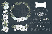 Vintage Black & White Florals, a Decorative Illustration by Lisa Glanz (Thumbnail 3 of 5)