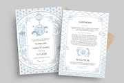Elegant Asian Wedding Invitation Tem, an Invitation Template by BrandPacks (Thumbnail 1 of 5)
