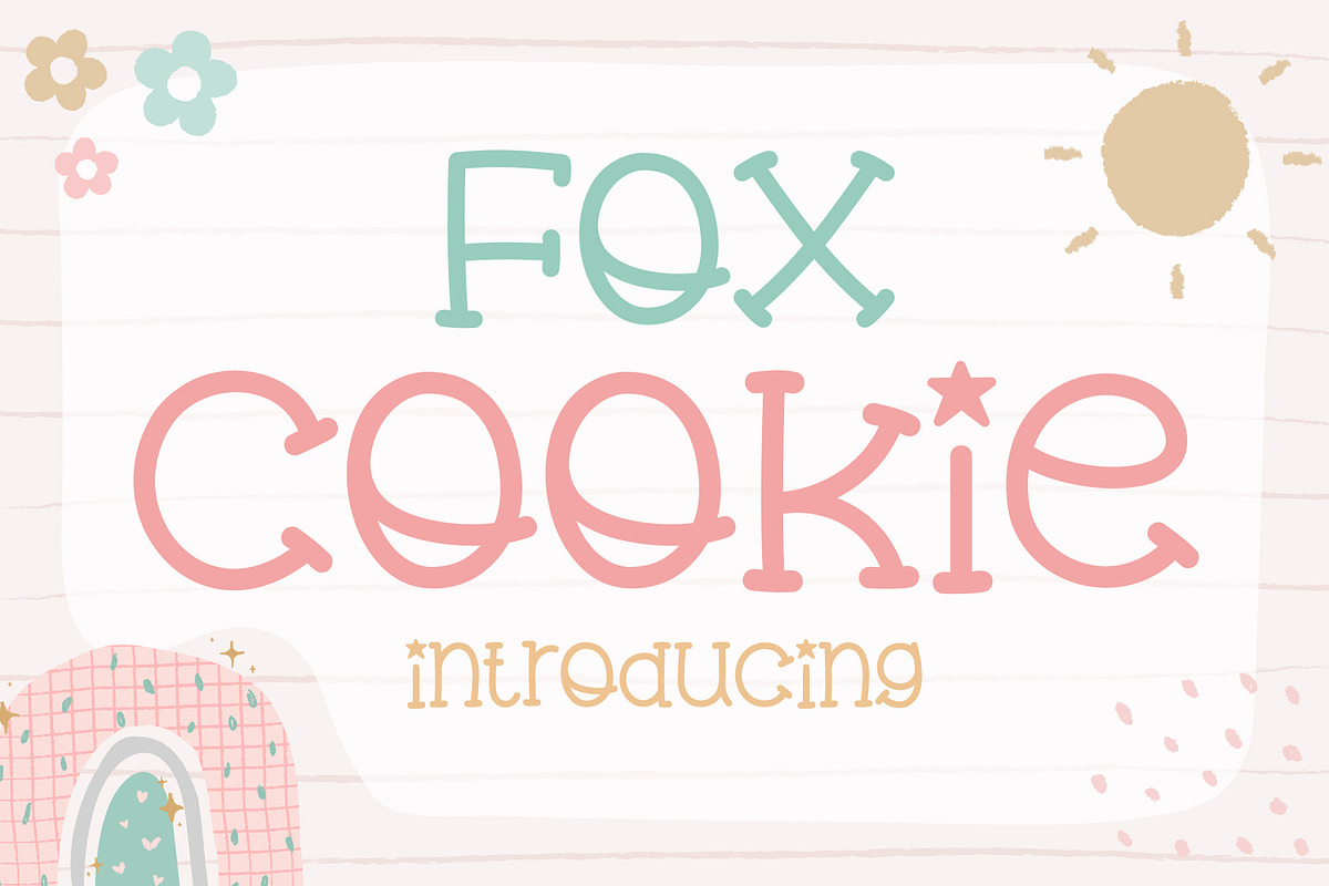 Fox Cookie Font, a Slab Serif Font by Fox7 By Rattana (Photo 1 of 8)