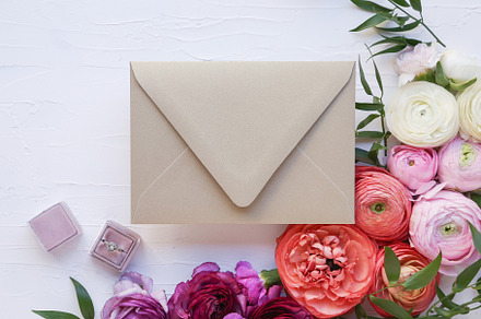 Envelope back mock up stock photo containing mockup and mock up
