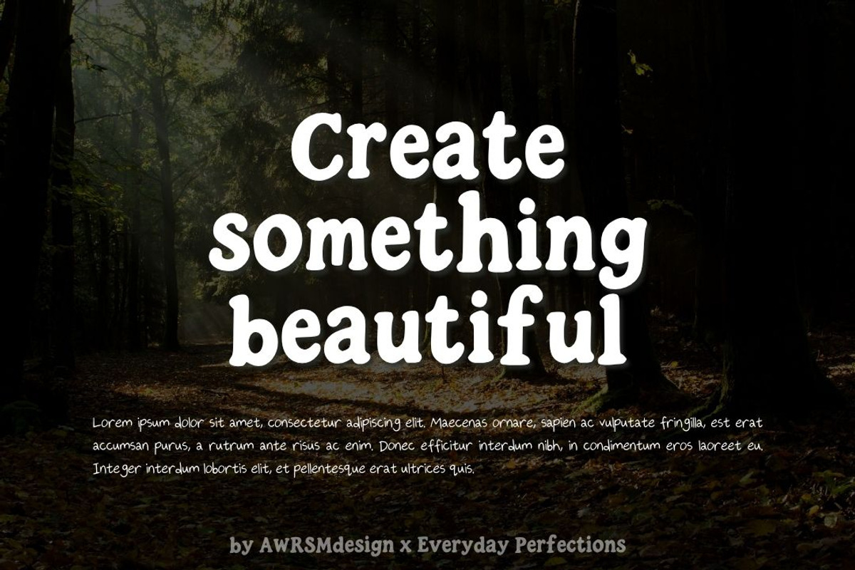Felmora | Bold Display Font, a Handwritten Font by Everyday Perfection (Photo 5 of 5)