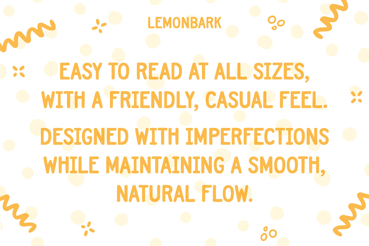 Lemonbark by Emily Ann Hill, a Handwritten Font by Emily Ann Hill Type Co. (Photo 3 of 4)