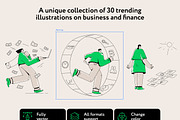 Darfy Business Illustrations, a Finance Illustration by Welovegraphics (Thumbnail 2 of 8)