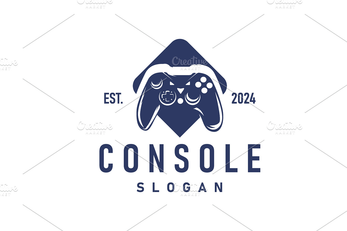 Game Console Logo Design Gamepad, a Branding & Logo Template by Maylianaw28