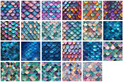 Bokeh Mermaid Background Clipart Bun, an Illustration by Sublimation Artist (Thumbnail 2 of 3)