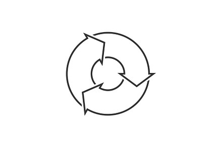 Pie chart with 3 steps, an Icon by Saggitarius