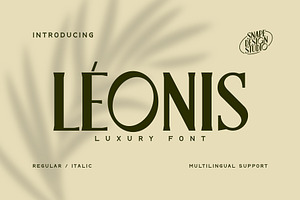 Leonis - Luxury Font