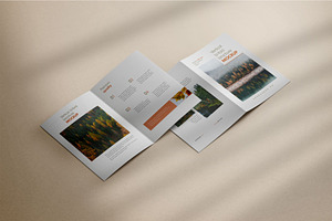 Bifold Vertical Brochure Mockup