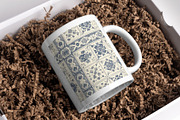 12 Persia's Blue Mosaic Patterns, a Pattern Graphic by Inknfolly (Thumbnail 7 of 7)